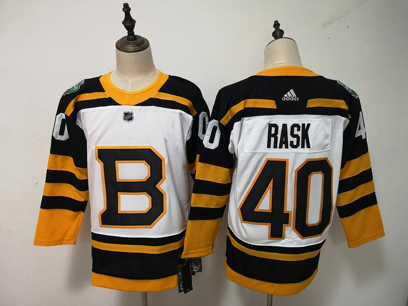 Men's Boston Bruins Tuukka Rask #40 White Player Jerseys