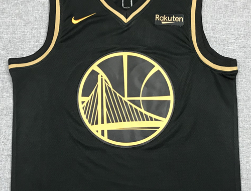 Men's Golden State Warriors Stephen Curry #30 Black Classic Swingman Jerseys