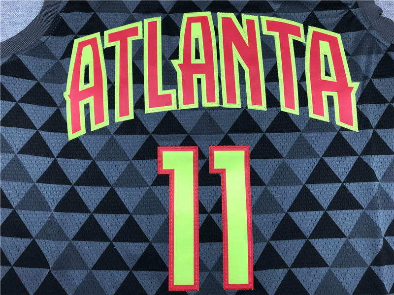 Men's Atlanta Hawks Trae Young #11 Black Swingman Jerseys