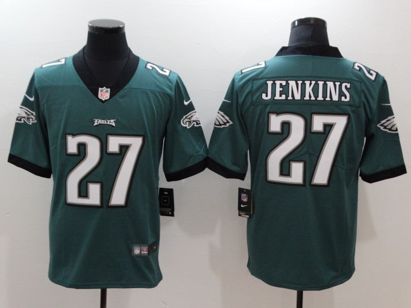 Men's Philadelphia Eagles Malcom Jenkins #27 Midnight Green Game Jerseys