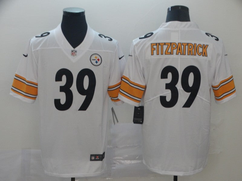 Men's Pittsburgh Steelers Minkah Fitzpatrick #39 White Game Jerseys