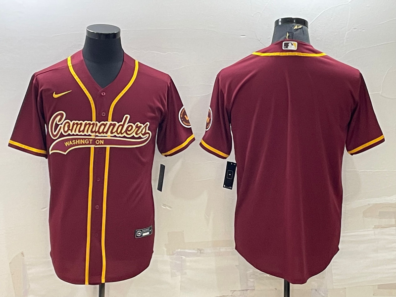 Men's Washington Commanders Red Blank Jerseys