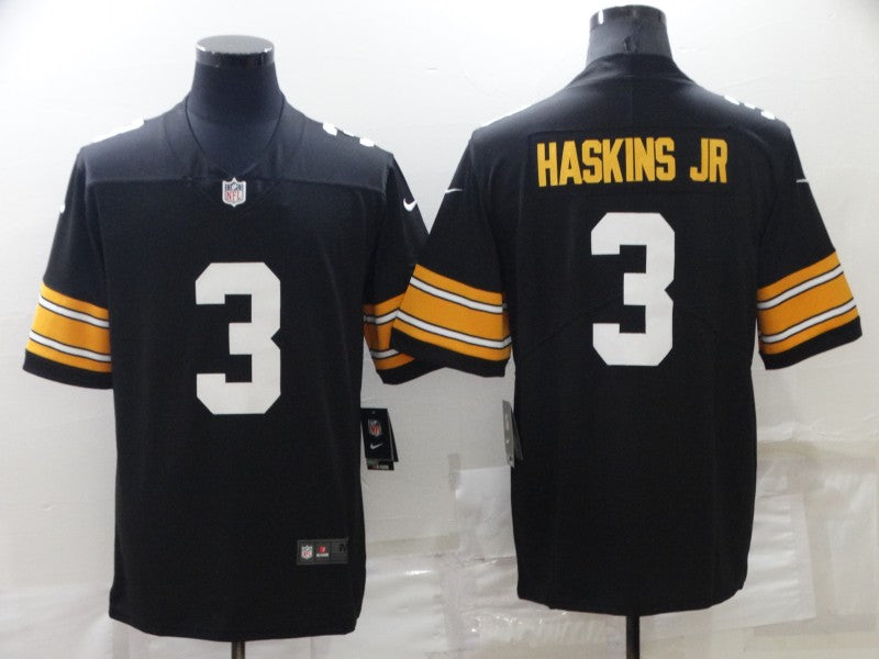 Men's Pittsburgh Steelers Dwayne Haskins Jr. #3 Black Player Game Jerseys