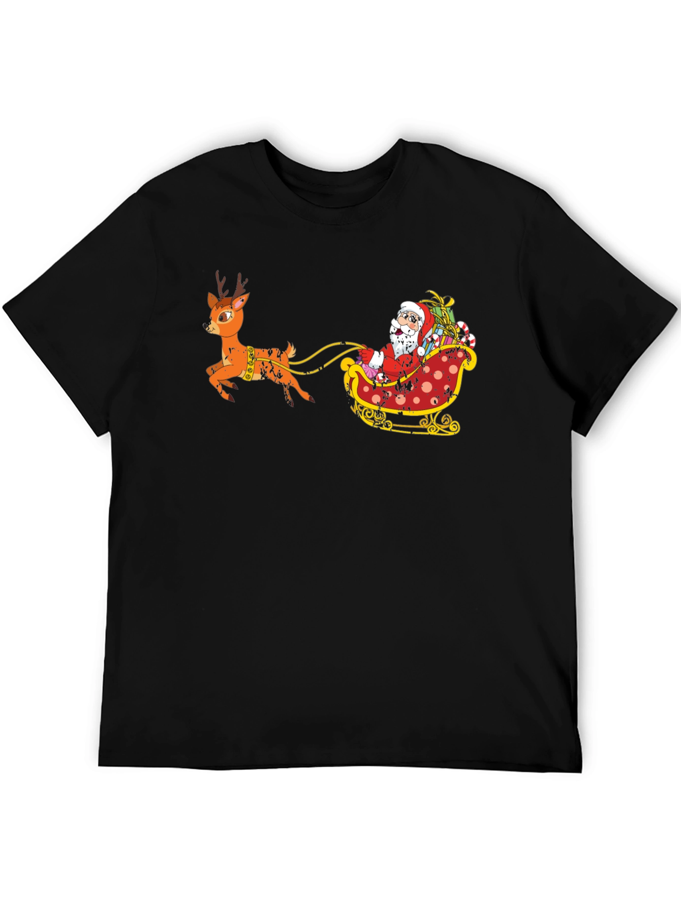Santas Sleigh Ride Graphic Tee