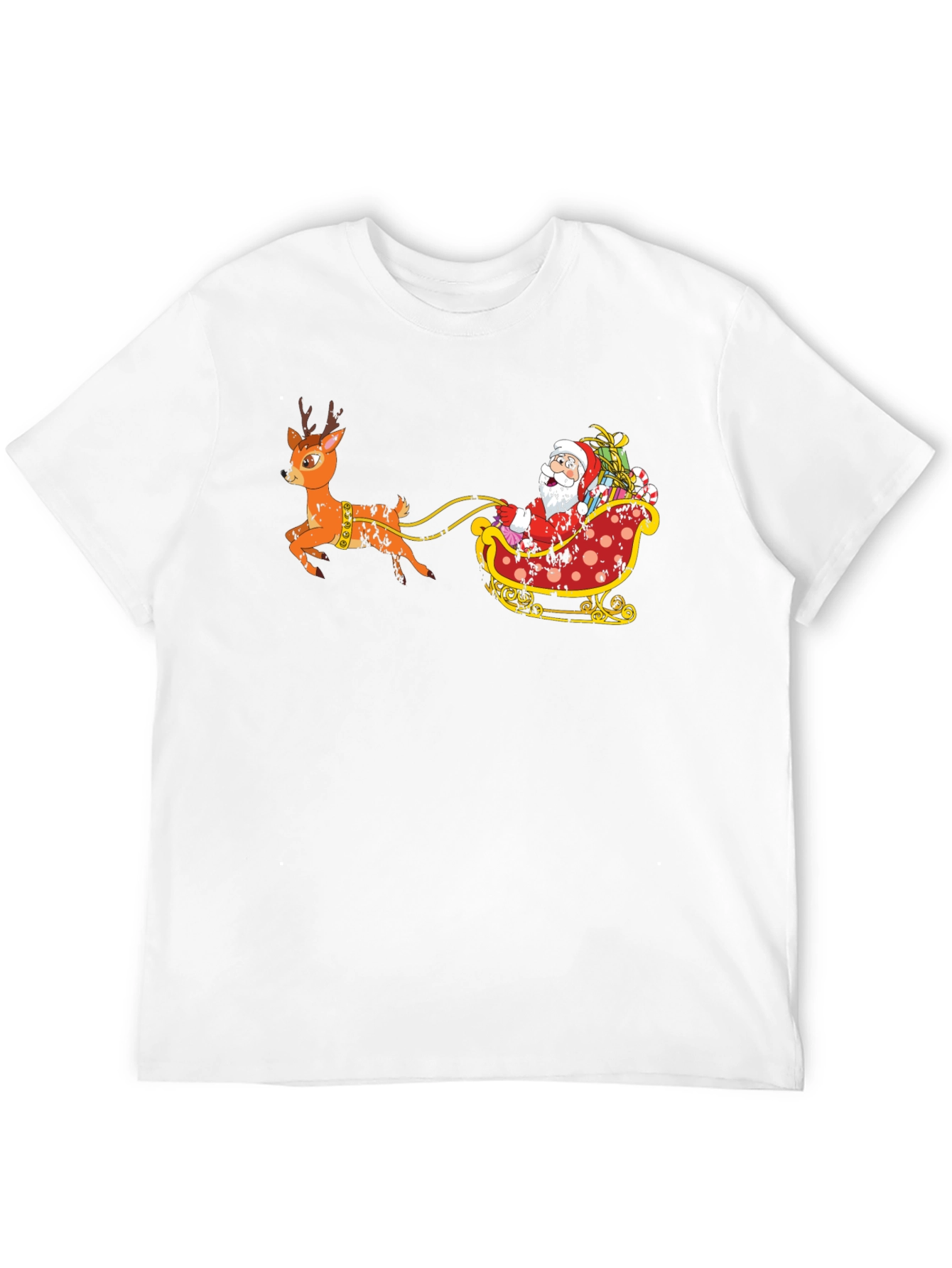 Santas Sleigh Ride Graphic Tee