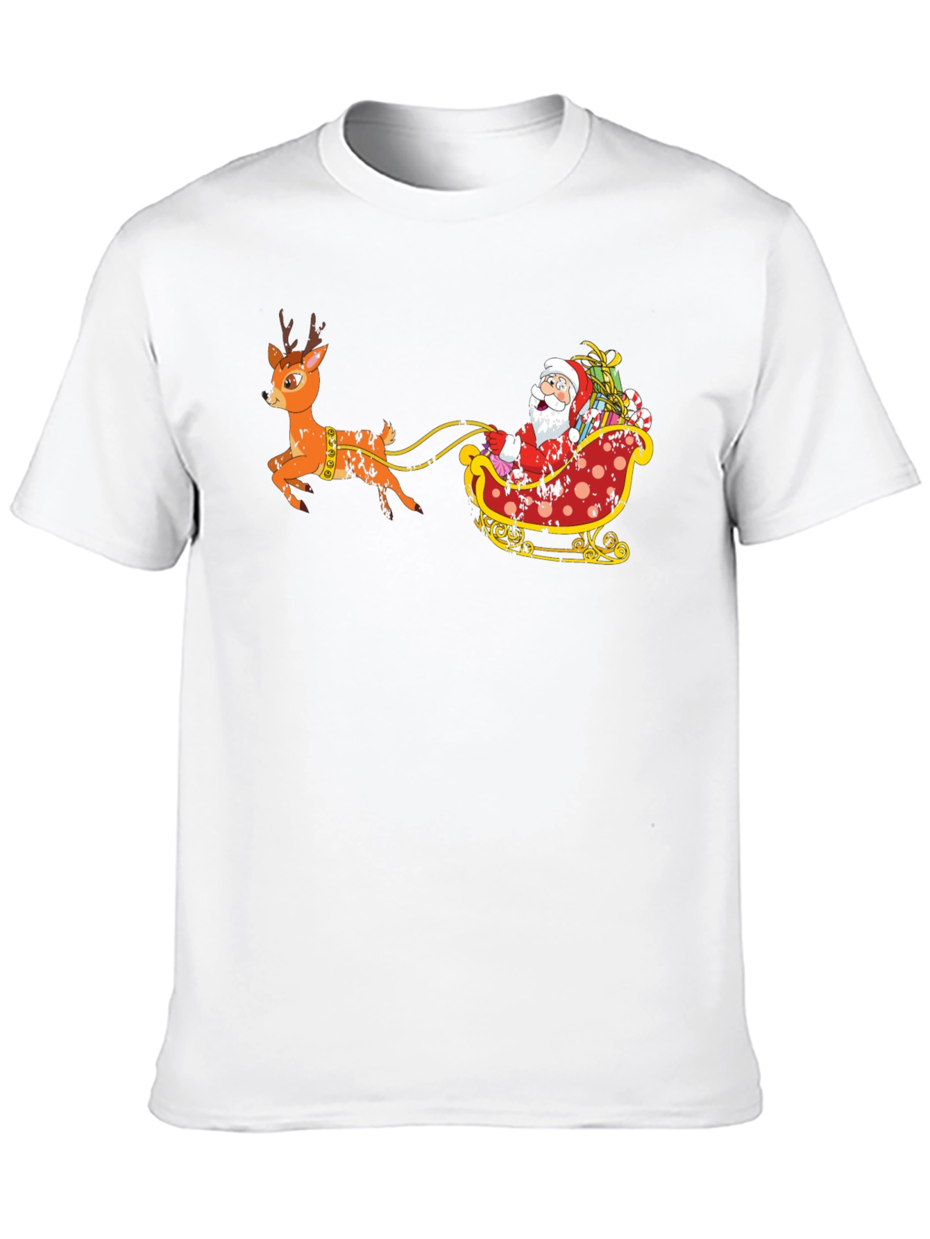 Santas Sleigh Ride Graphic Tee