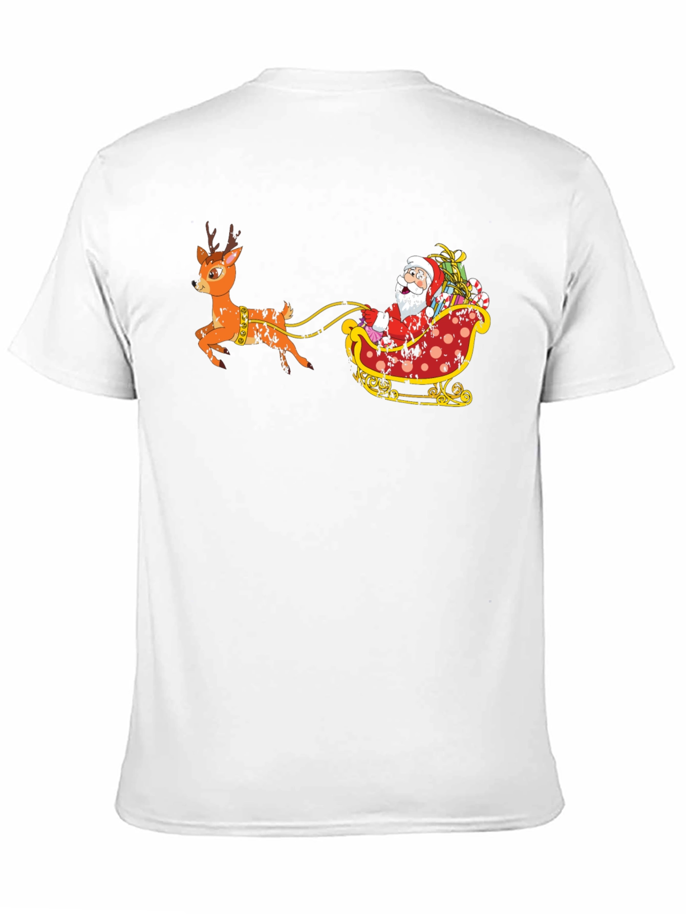 Santas Sleigh Ride Graphic Tee