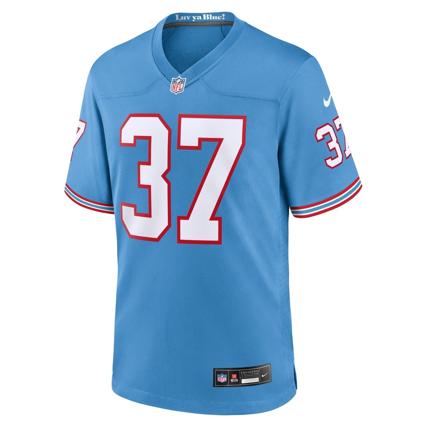 Amani Hooker Tennessee Titans Nike Oilers Throwback   Game Jersey - Light Blue