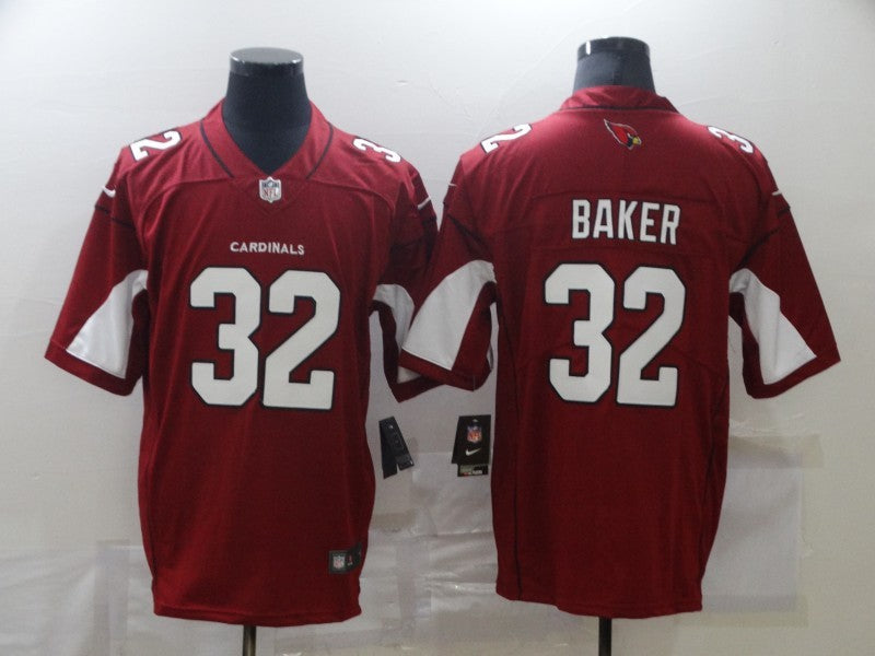 Men's Arizona Cardinals Budda Baker #32 Red Game Player Jerseys