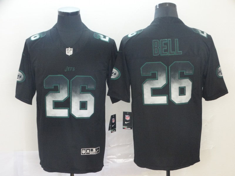 Men's New York Jets Le'Veon Bell #26 Black Player Game Jerseys