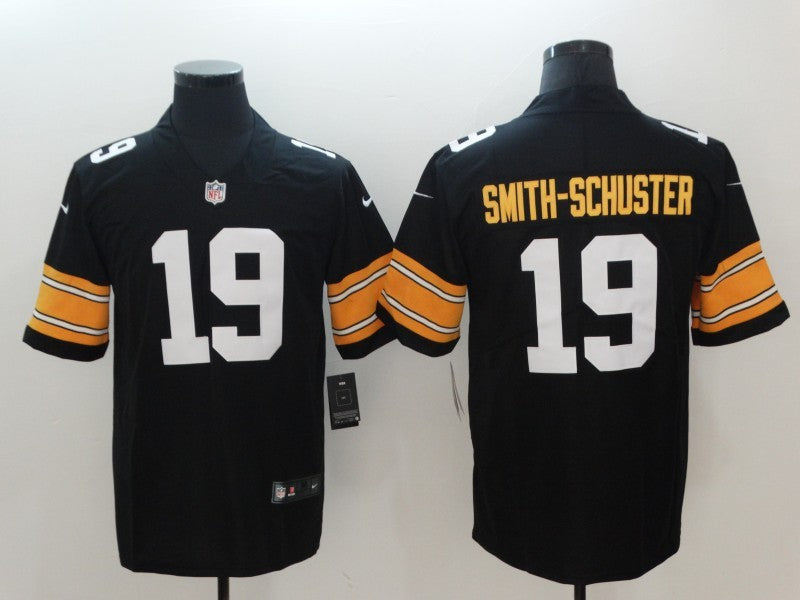 Men's Pittsburgh Steelers #19 JuJu Smith-Schuster Black Player Game Jerseys