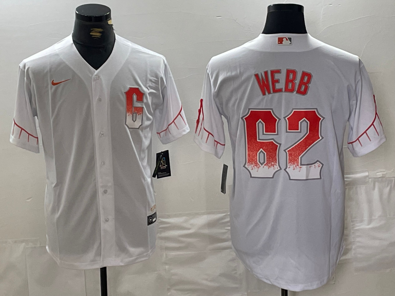 Men's San Francisco Giants Logan Webb #62 White City Connect Replica Player Jerseys