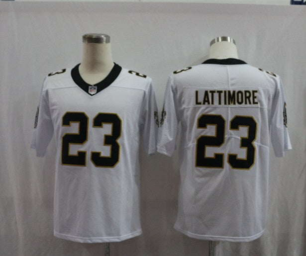 Men's New Orleans Saints Marshon Lattimore #23 White Game Jerseys