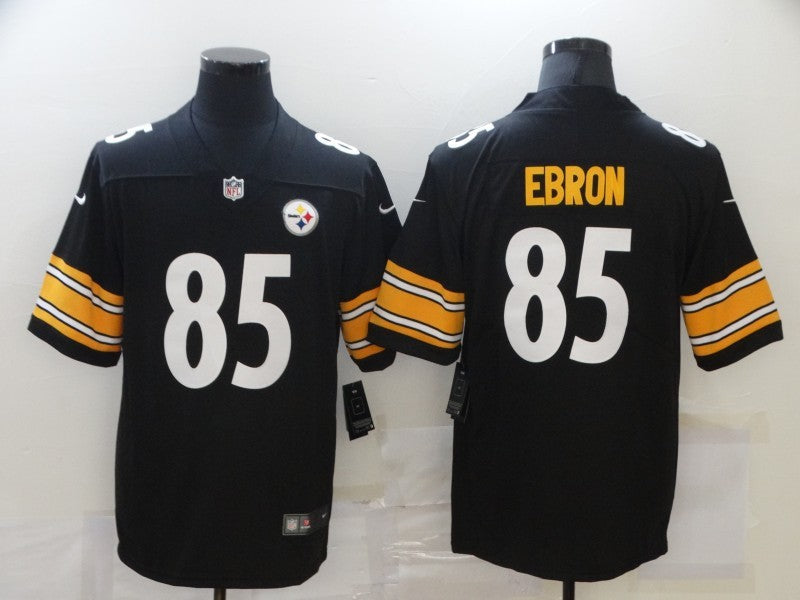 Men's Pittsburgh Steelers Eric Ebron #85 Black Game Jerseys
