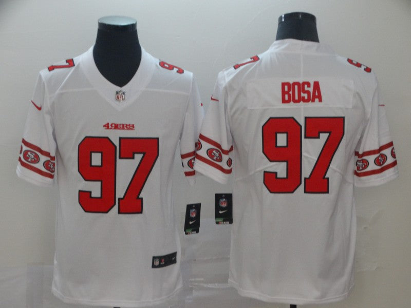 Men's San Francisco 49ers #97 Nick Bosa White Game Jerseys