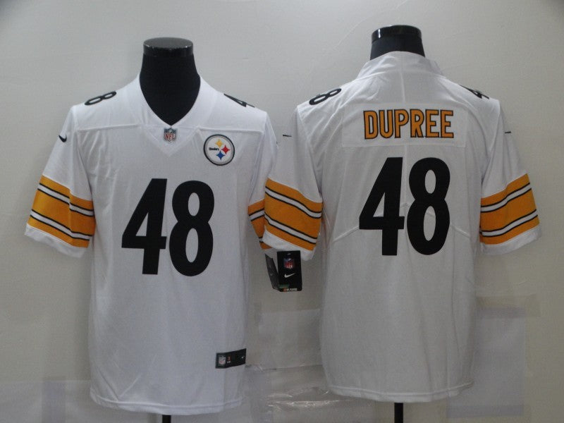 Men's Pittsburgh Steelers Bud Dupree #48 White Game Jerseys