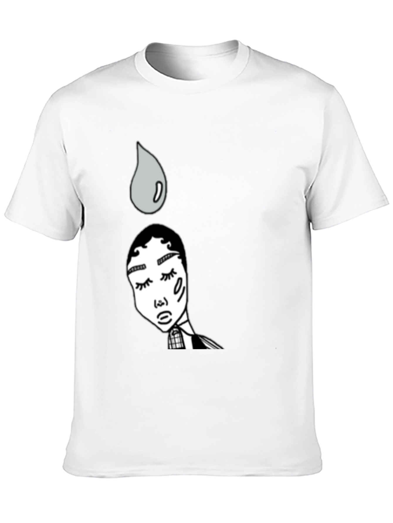 Unique Graphic Print Black T-Shirt