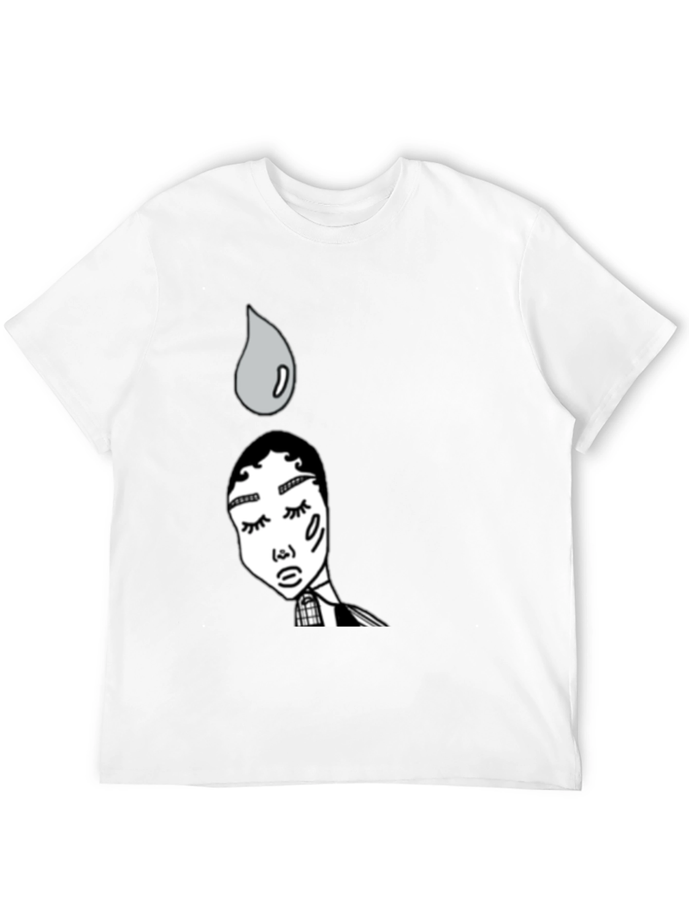 Unique Graphic Print Black T-Shirt