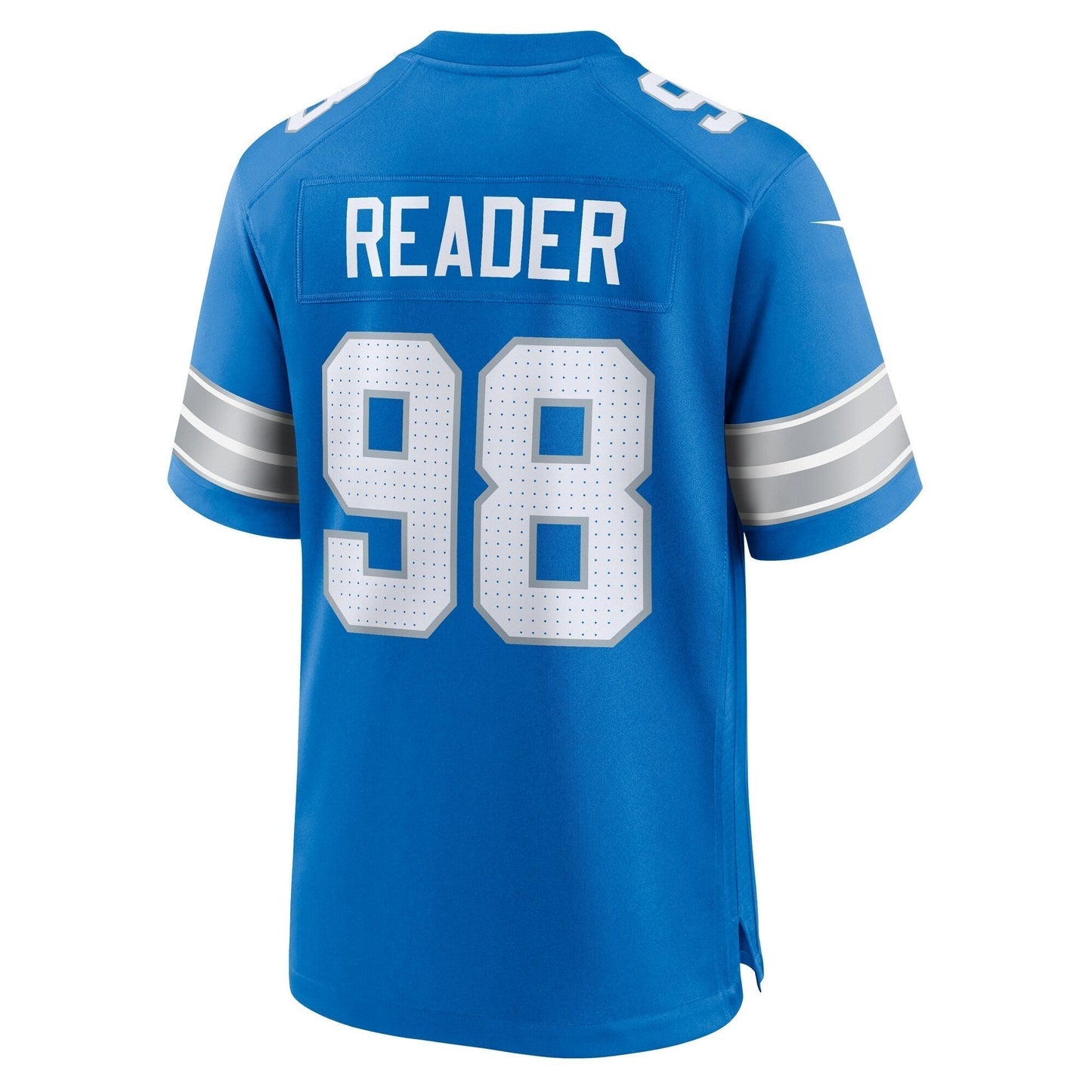 D.J. Reader Detroit Lions Nike Team Game Jersey -  Blue