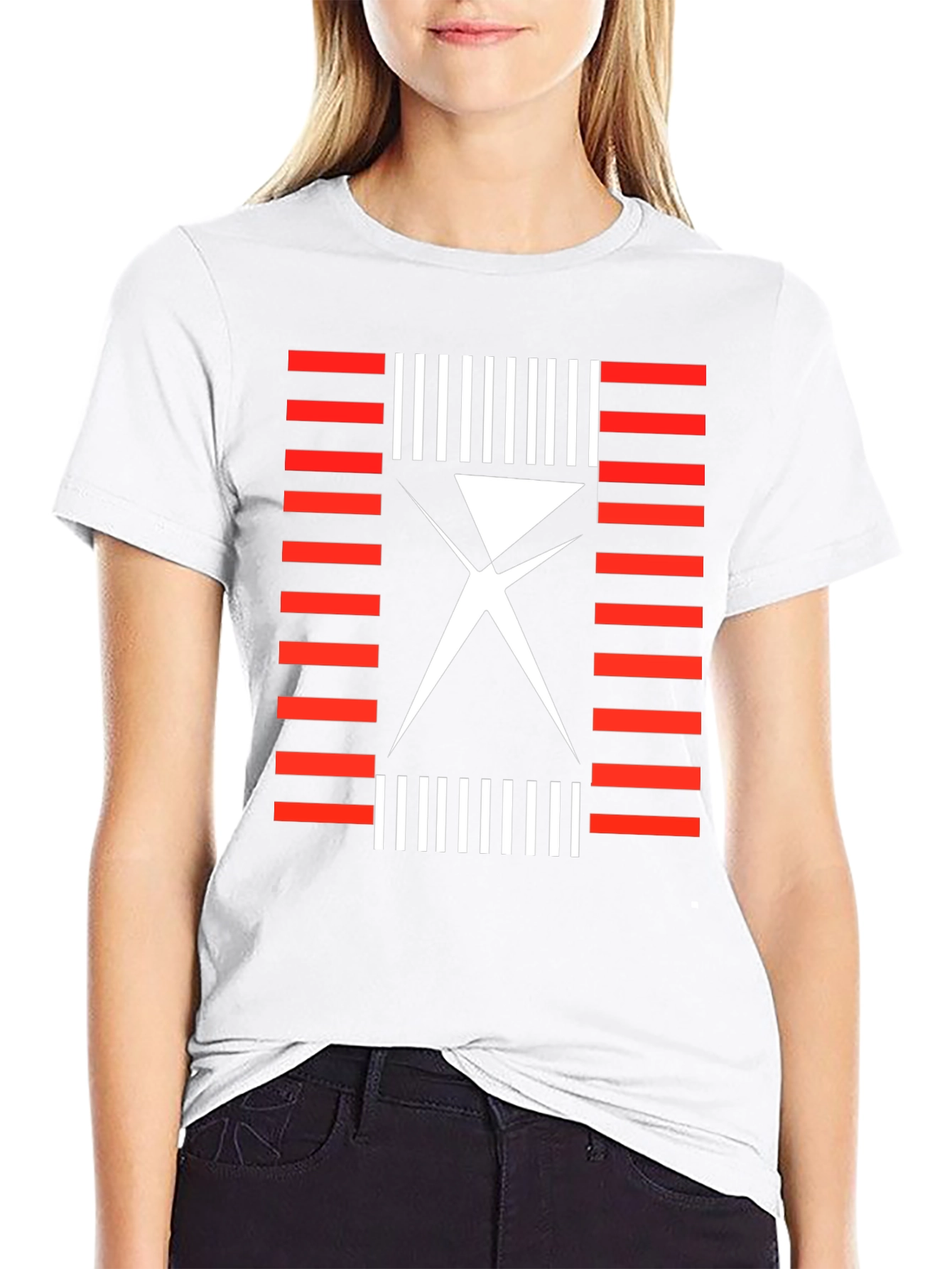 Abstract Geometric T-Shirt - Modern Graphic Tee