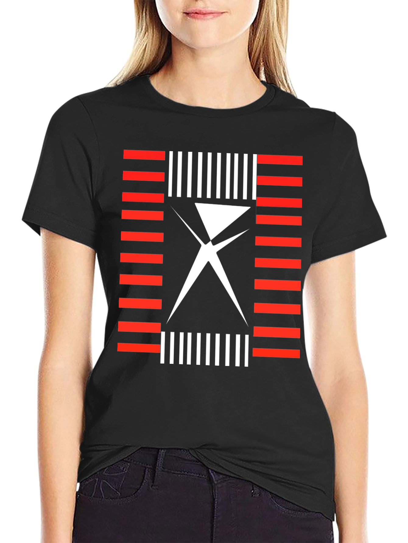 Abstract Geometric T-Shirt - Modern Graphic Tee