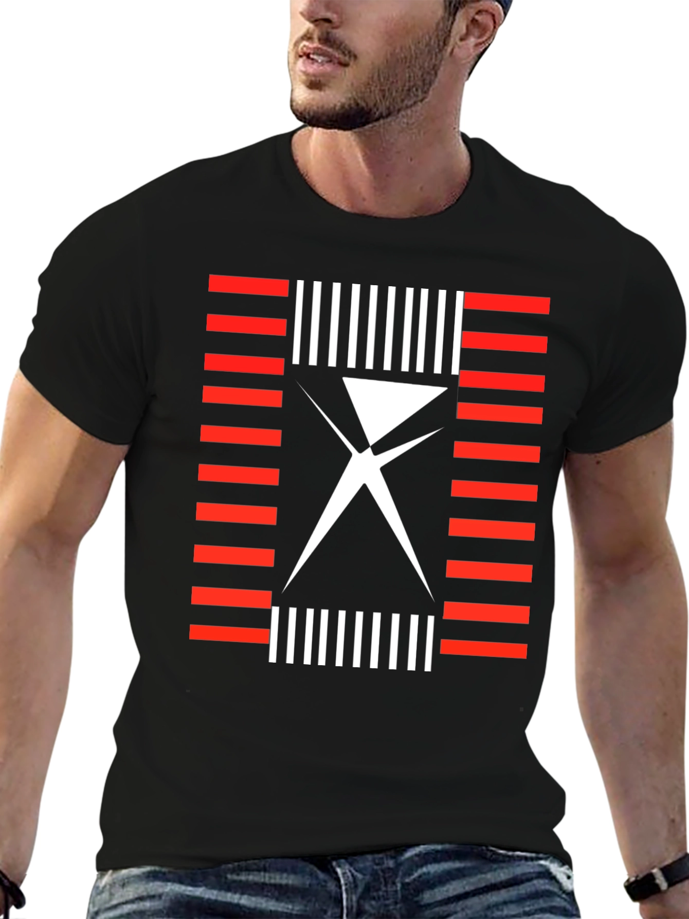 Abstract Geometric T-Shirt - Modern Graphic Tee