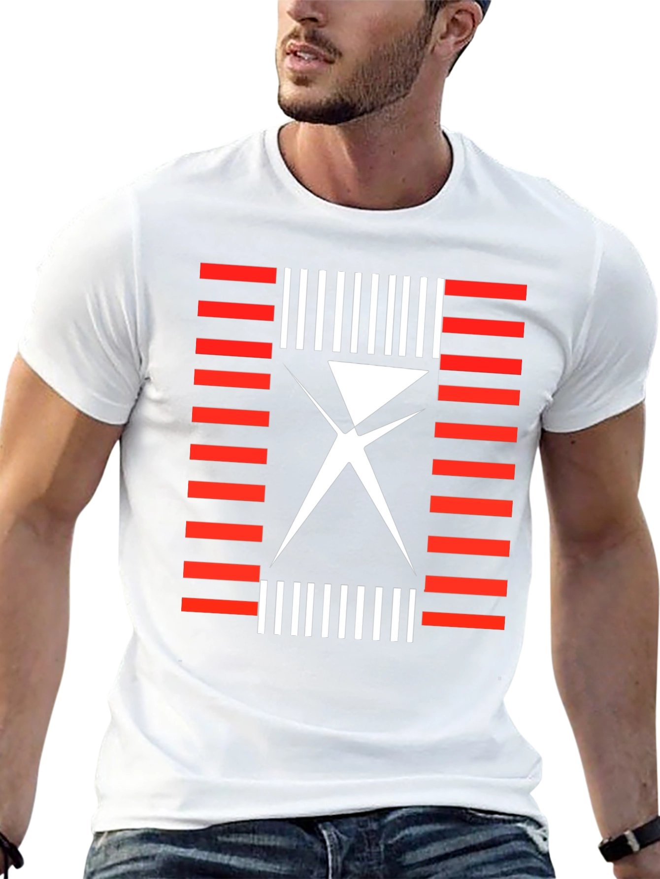 Abstract Geometric T-Shirt - Modern Graphic Tee