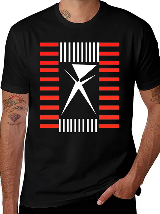 Abstract Geometric T-Shirt - Modern Graphic Tee