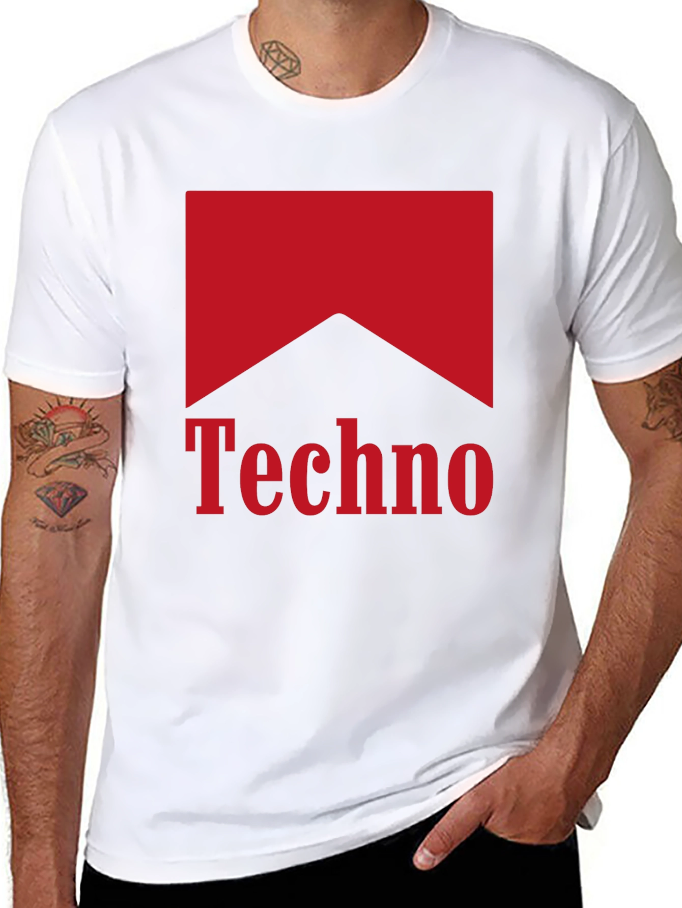 Techno Marlboro Style T-Shirt