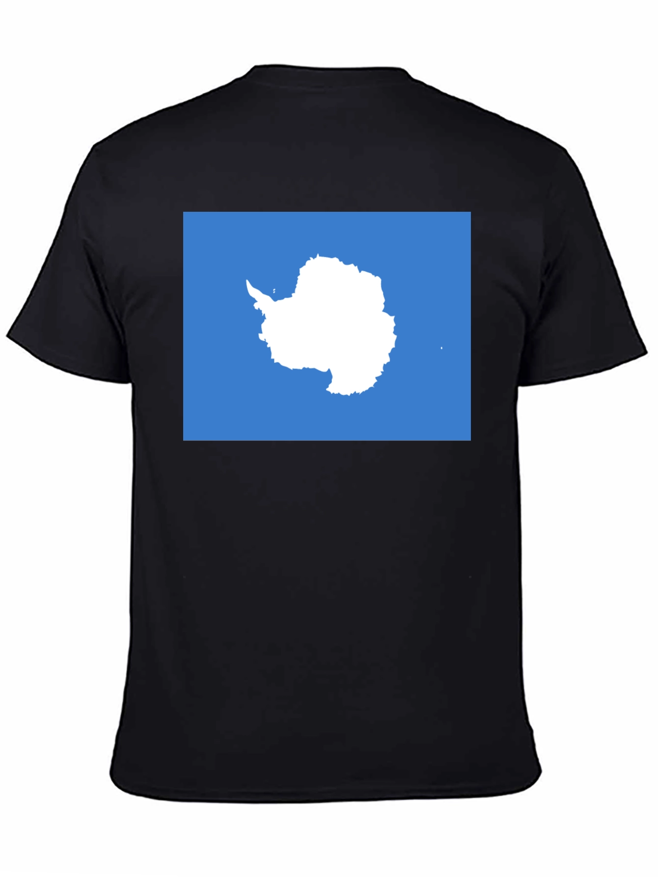 Antarctica Map Graphic Tee - Soft Cotton Crew Neck