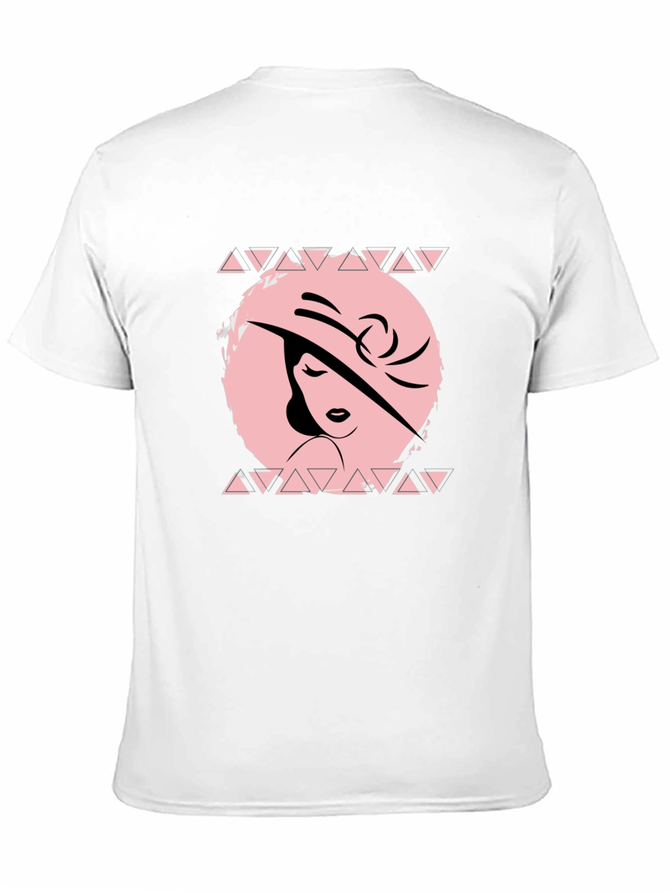 Elegant Woman Graphic T-Shirt - Black