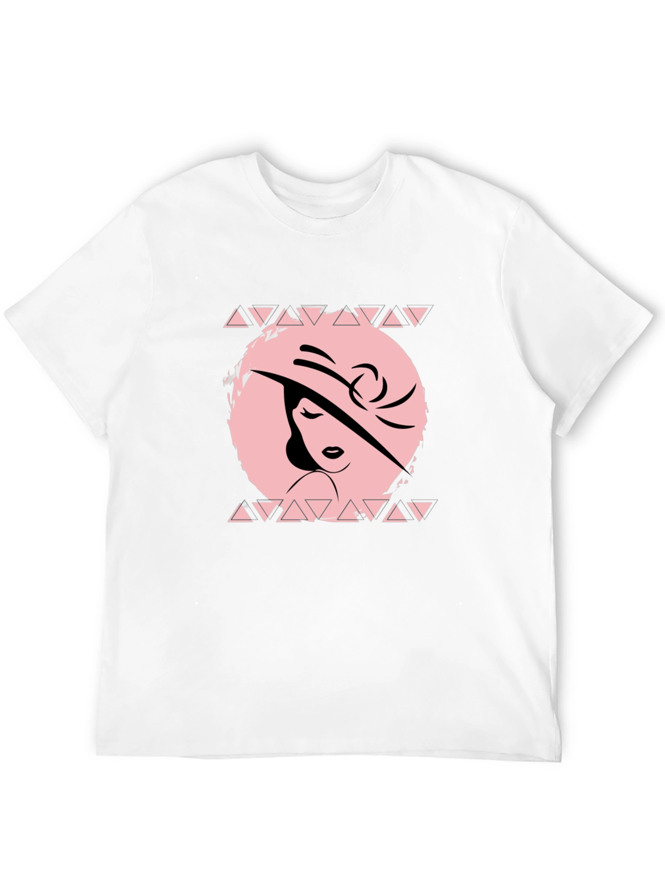 Elegant Woman Graphic T-Shirt - Black
