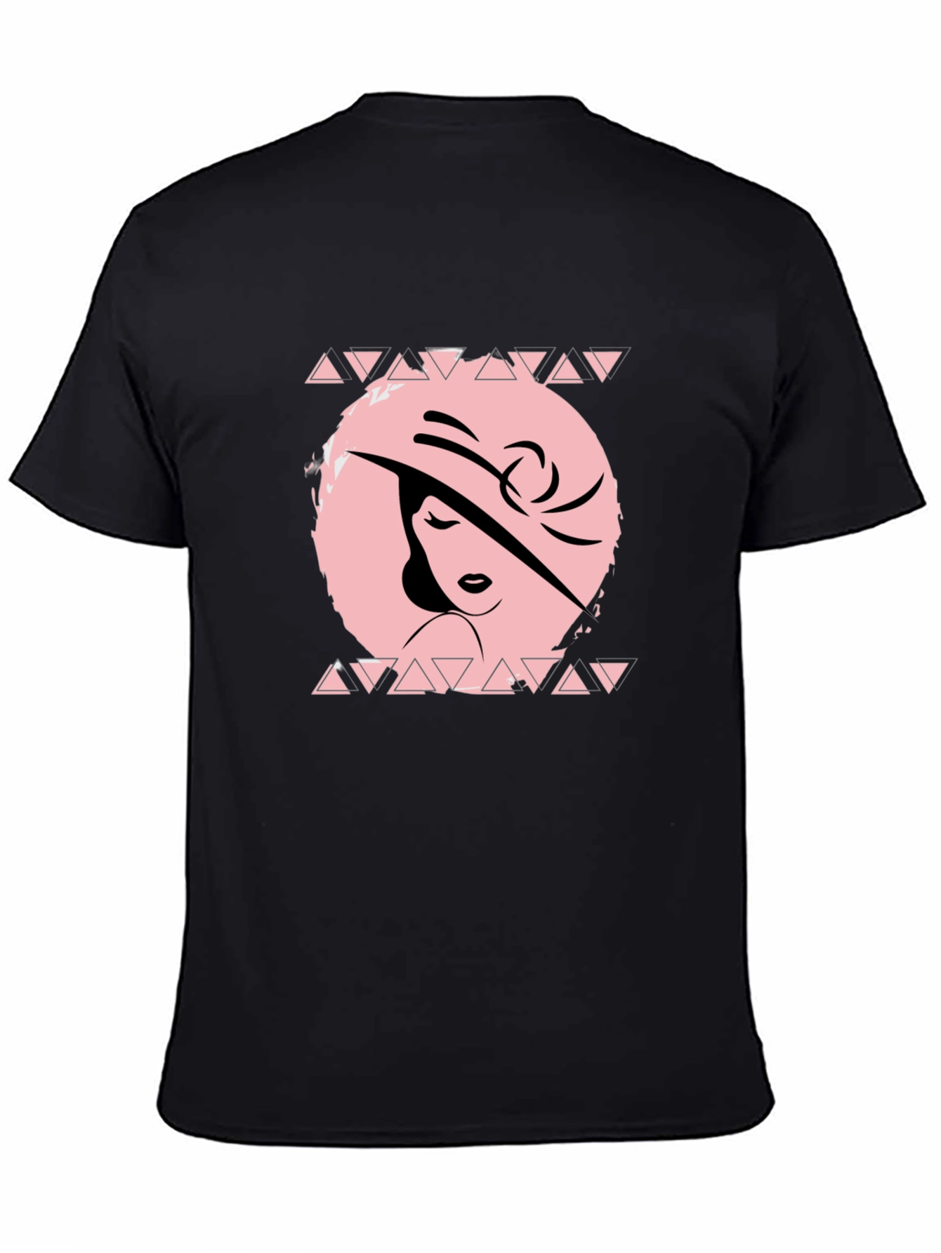 Elegant Woman Graphic T-Shirt - Black