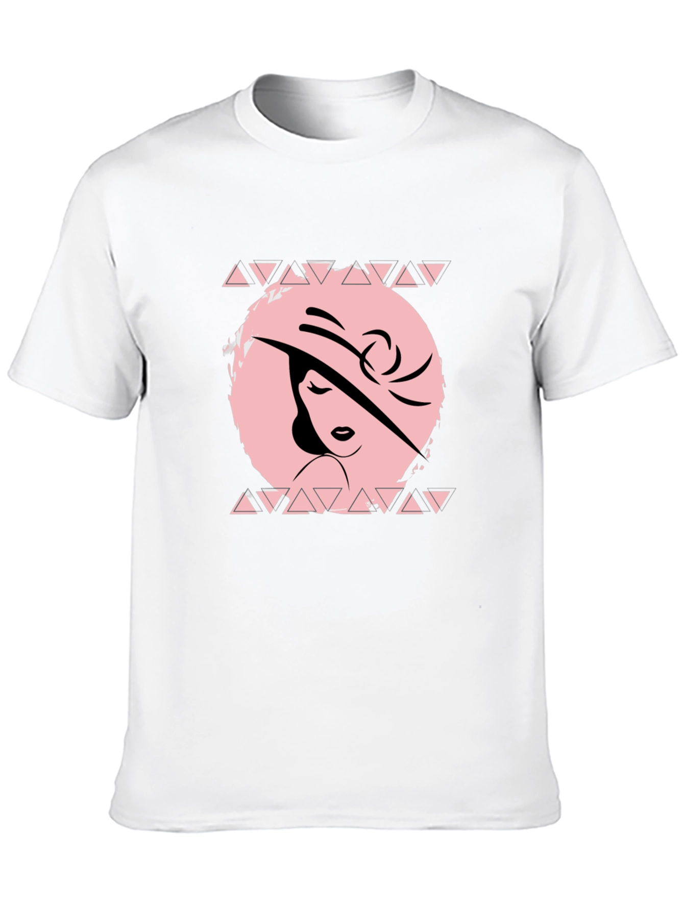 Elegant Woman Graphic T-Shirt - Black