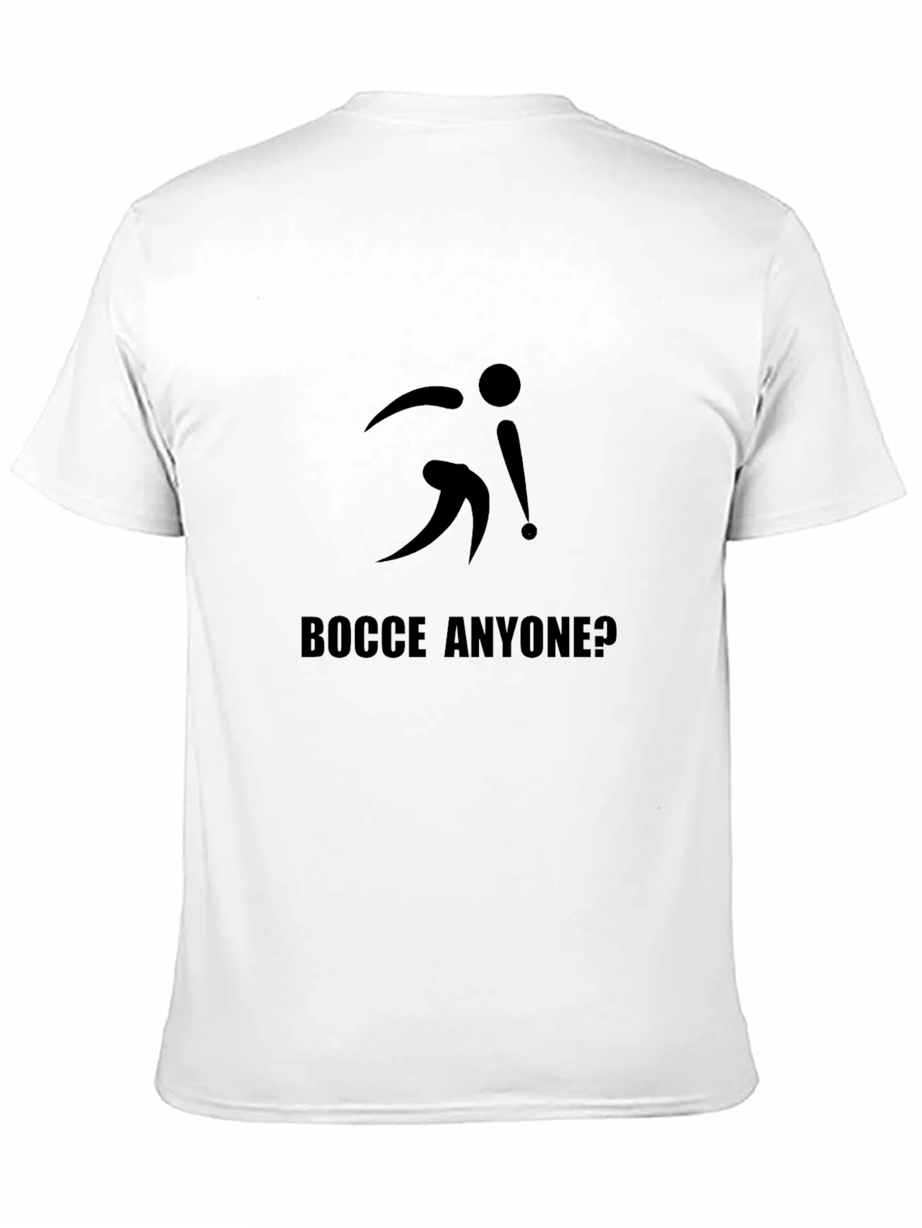 Bocce Anyone? Black Graphic Tee