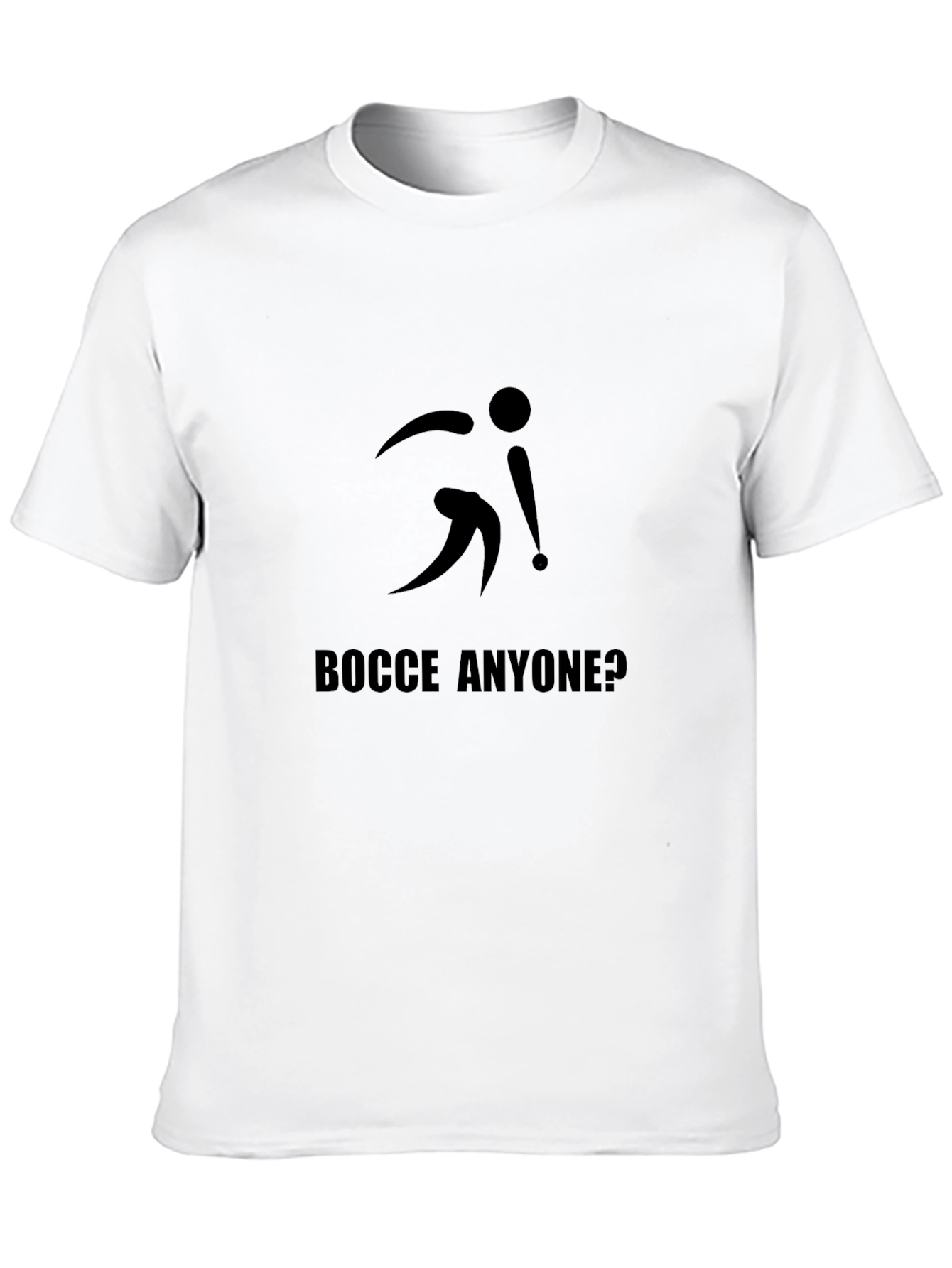 Bocce Anyone? Black Graphic Tee