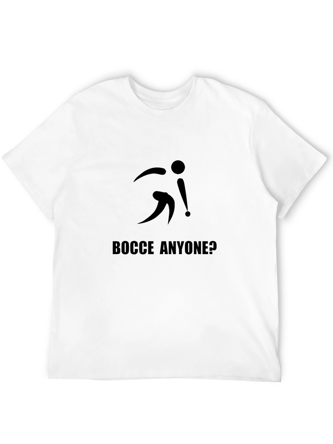 Bocce Anyone? Black Graphic Tee