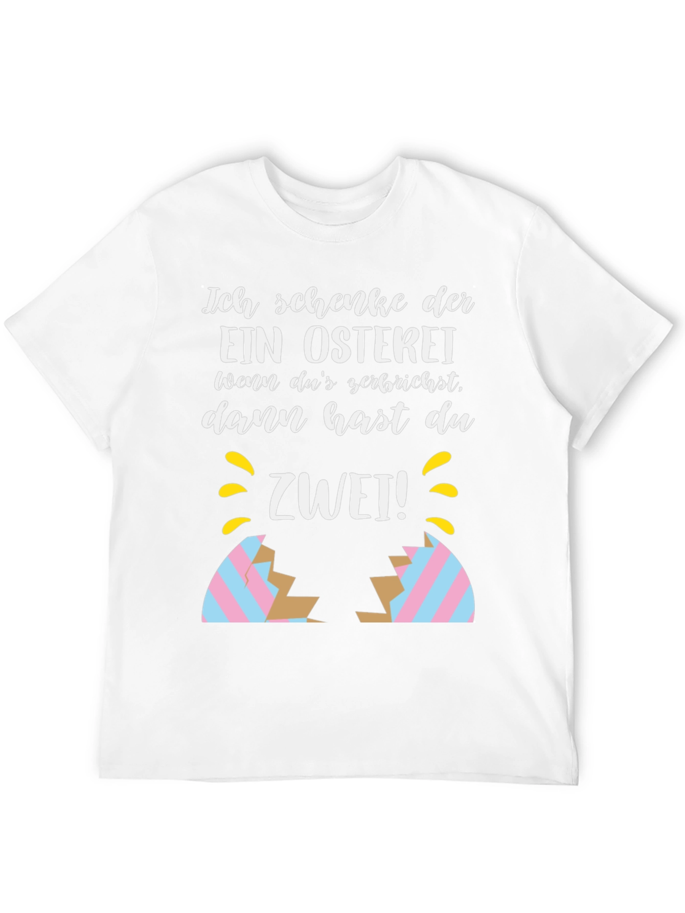 Funny Easter Egg Cracked Shirt: Ich Schenke Dir