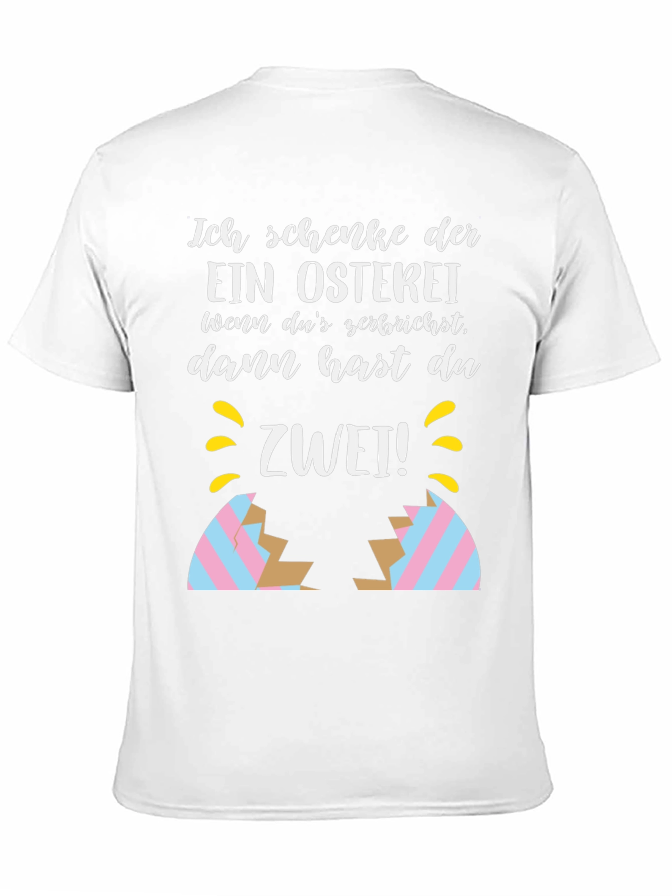Funny Easter Egg Cracked Shirt: Ich Schenke Dir