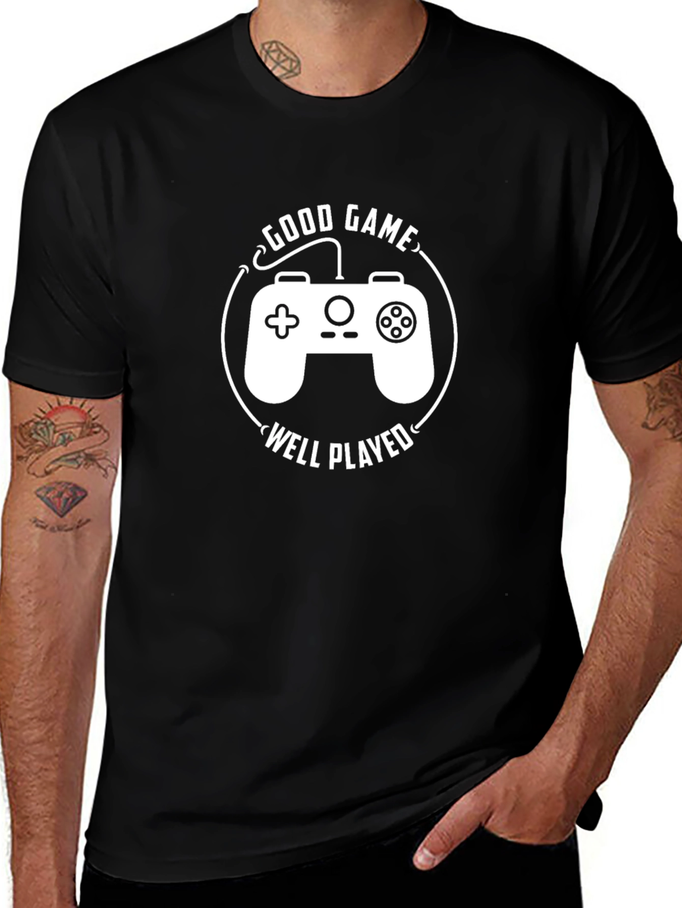 Good Game Well Played Controller Graphic Tee