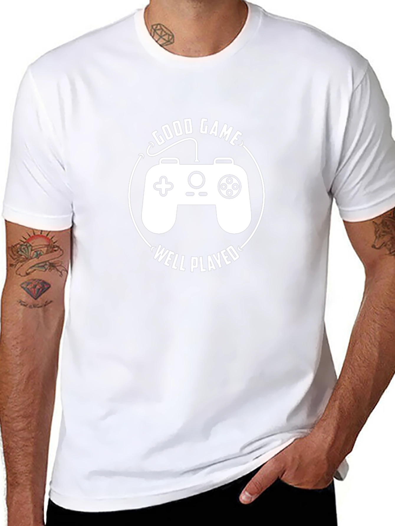 Good Game Well Played Controller Graphic Tee