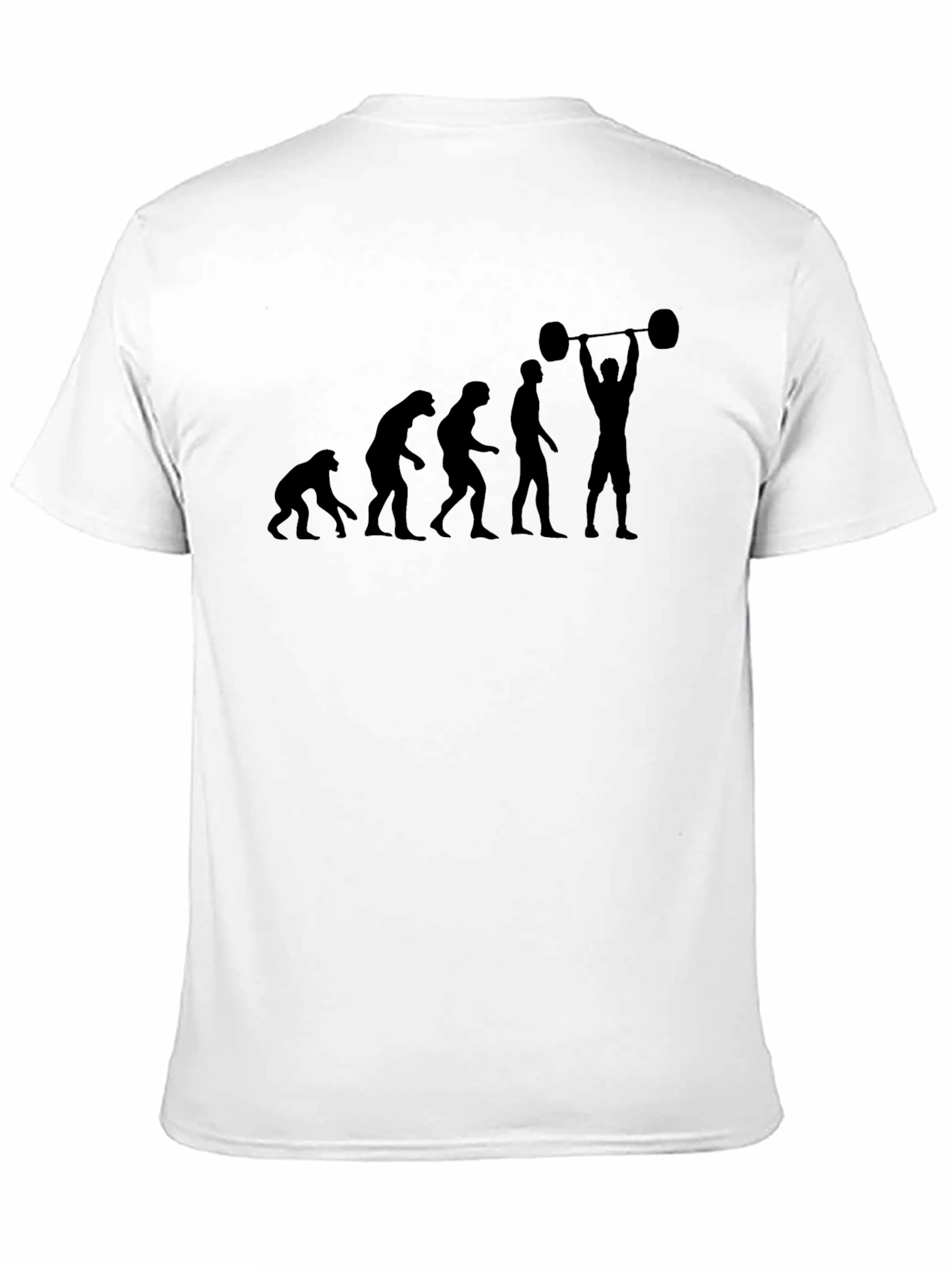 Evolution of Weightlifting Black T-Shirt