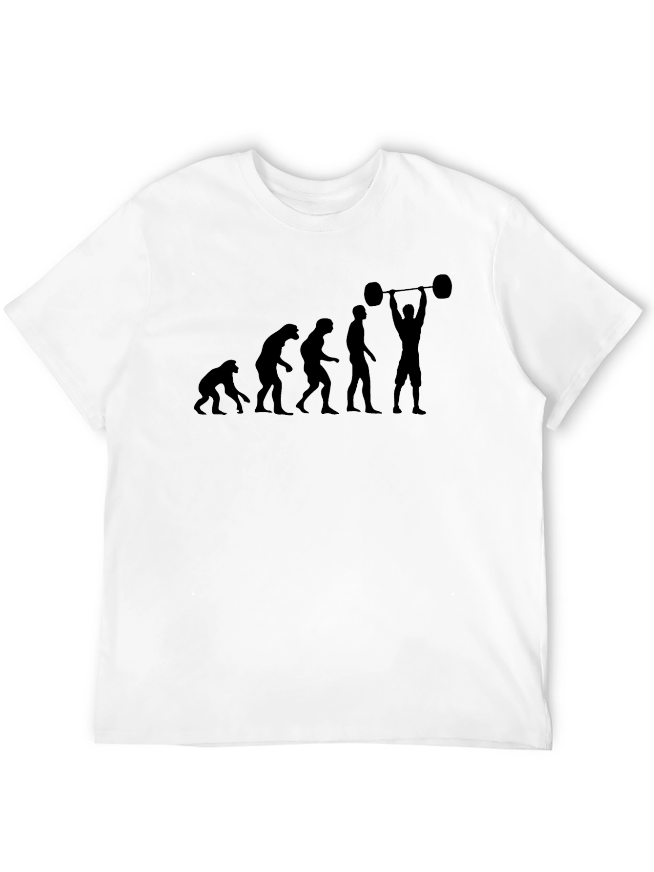 Evolution of Weightlifting Black T-Shirt