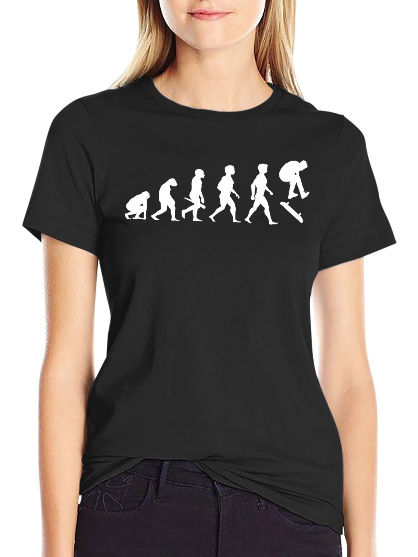 Evolution of Skateboarder T-Shirt