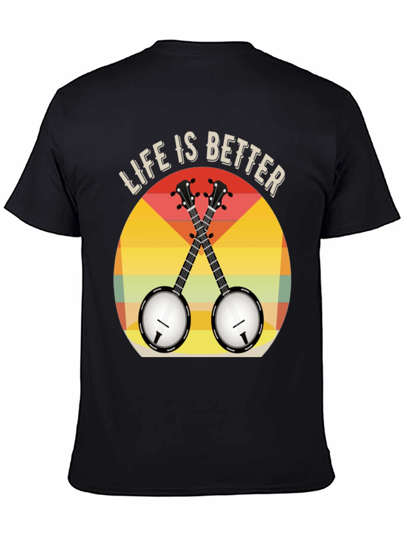 Life is Better with Banjos T-Shirt