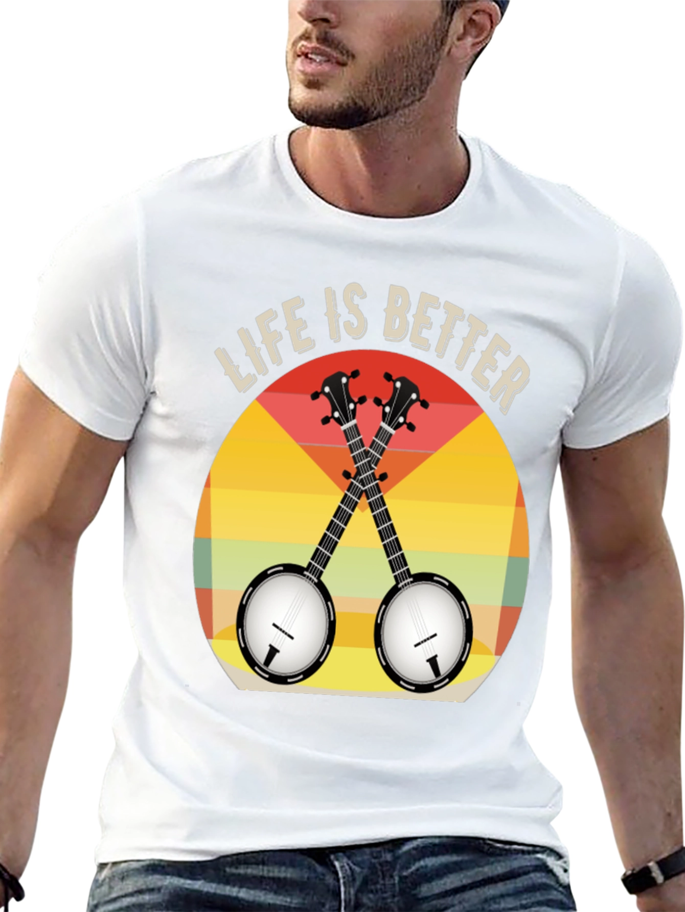 Life is Better with Banjos T-Shirt