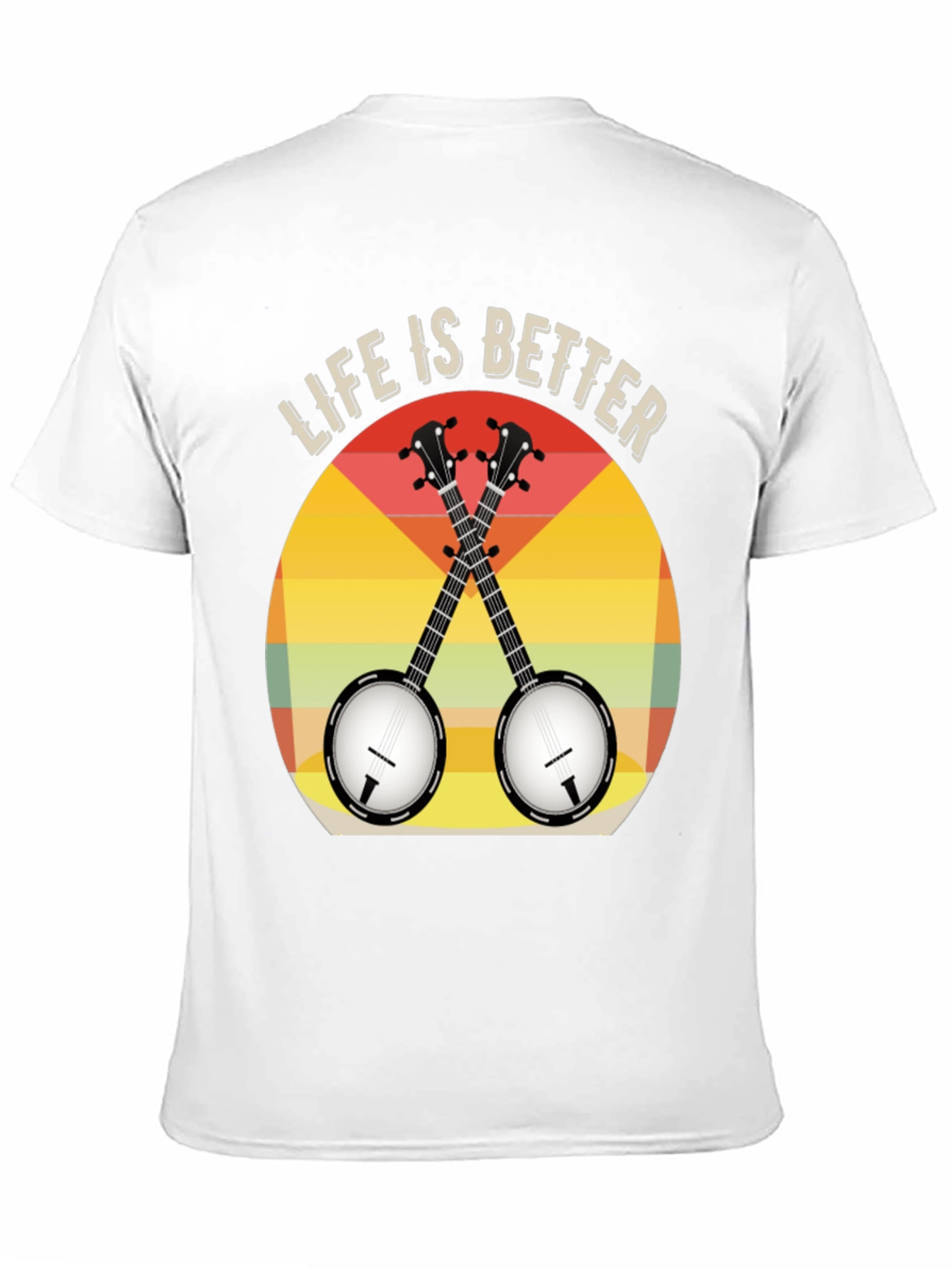 Life is Better with Banjos T-Shirt