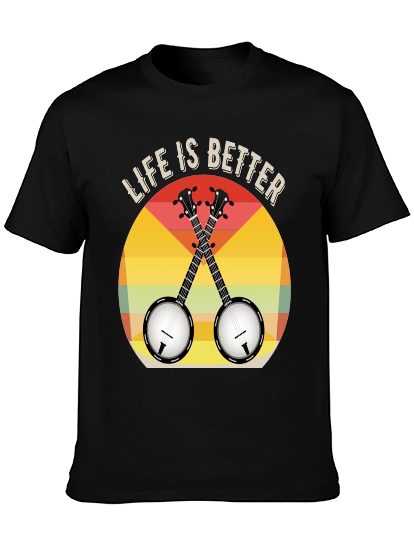 Life is Better with Banjos T-Shirt