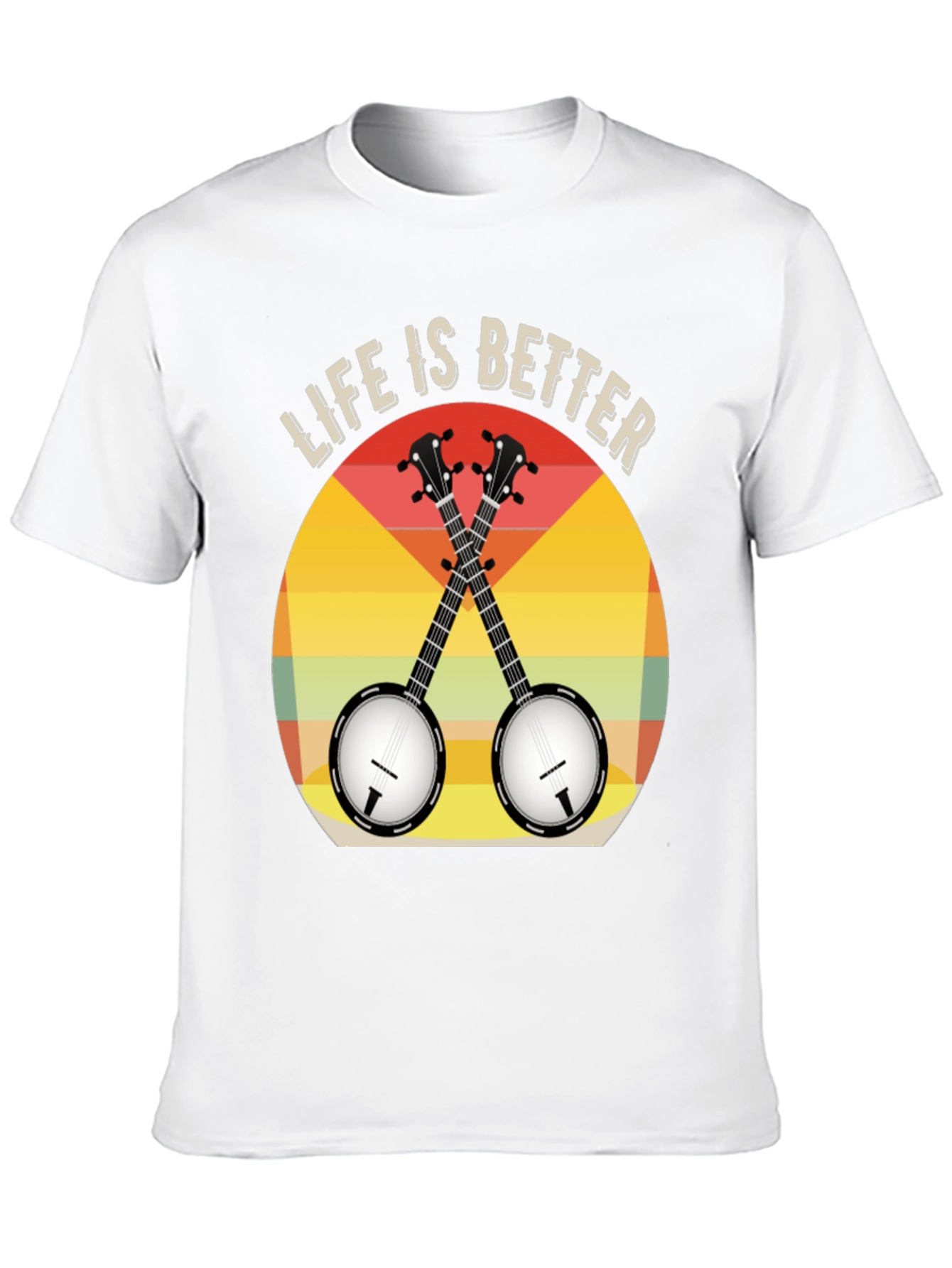 Life is Better with Banjos T-Shirt