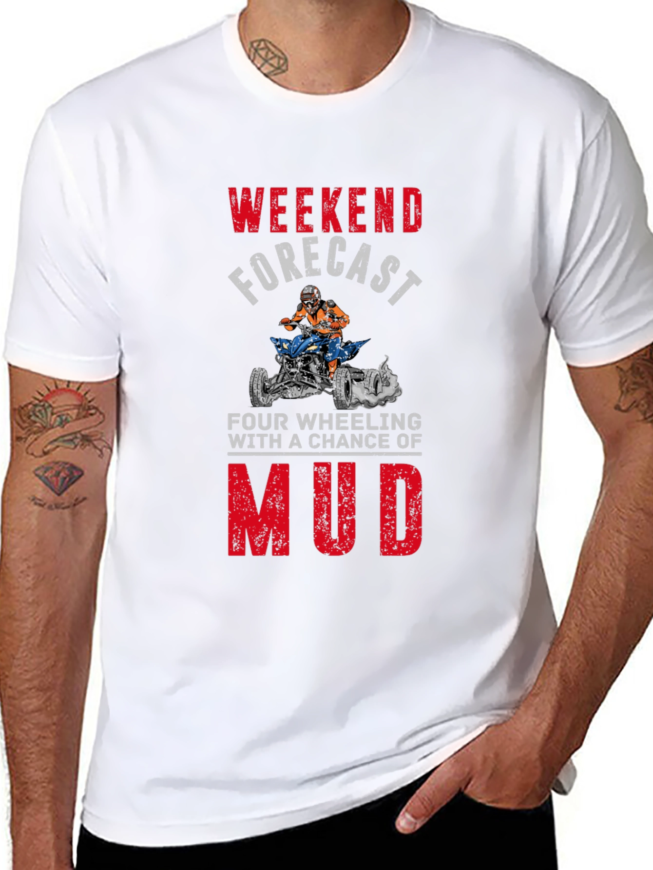 Weekend Forecast Mudding T-Shirt